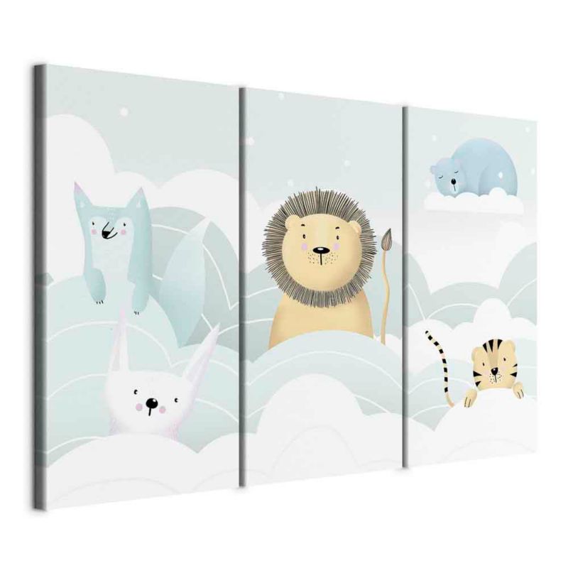 Artgeist eventyr-zoo billede 120 x 80 cm italiensk lærred 1 stk