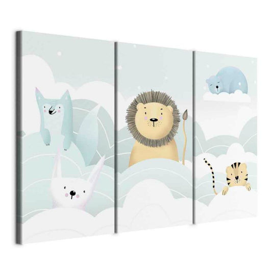 Artgeist billedet Eventyrlig zoo 90 x 60 cm non-woven lærred 1 stk