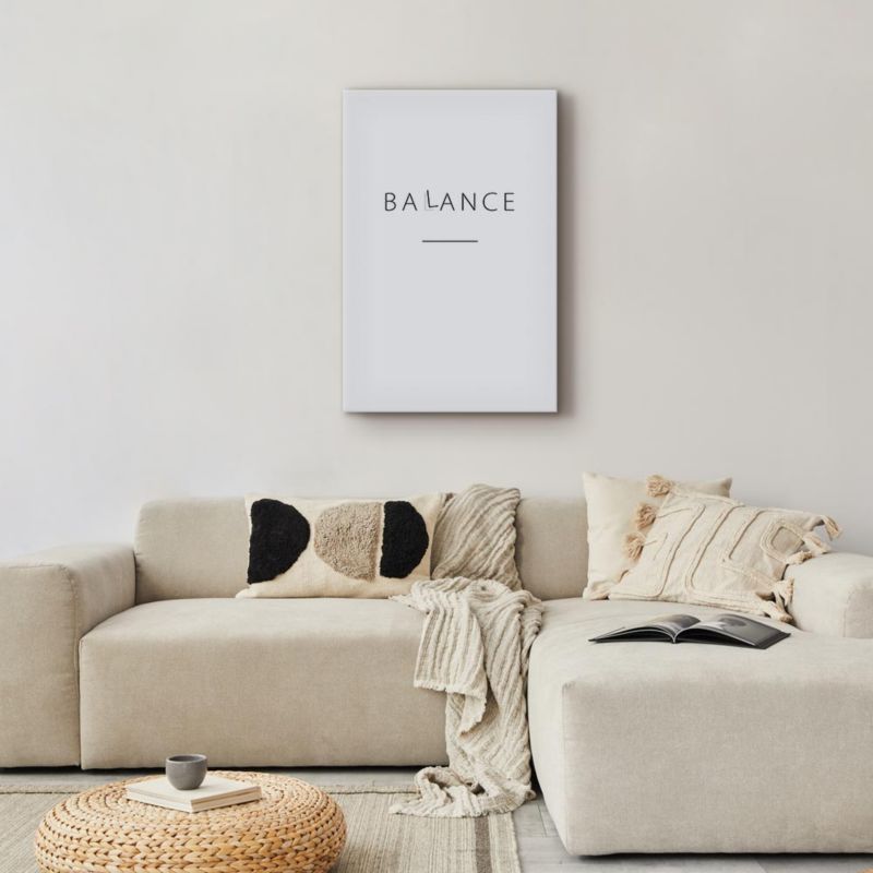 Artgeist billede Balans af ord 40 x 60 cm non-woven lærred 1 stk