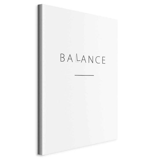 Artgeist billede Balans af ord 60 x 90 cm non-woven lærred 1 stk