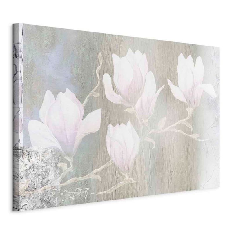 Artgeist billede hvide magnolier 120 x 80 cm italiensk lærred 1 stk