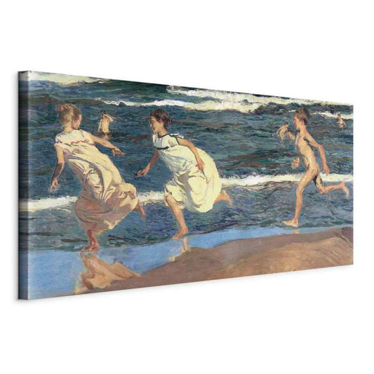 Artgeist billede Løb langs stranden 120 x 60 cm non-woven lærred 1 stk