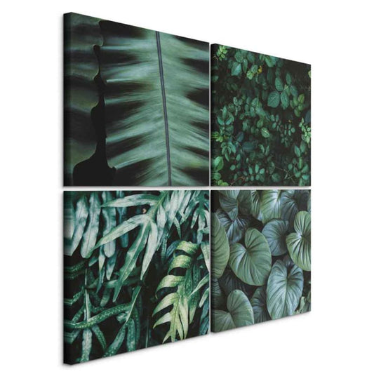 Artgeist botanisk farveskala 80 x 80 cm italiensk lærred 1 stk