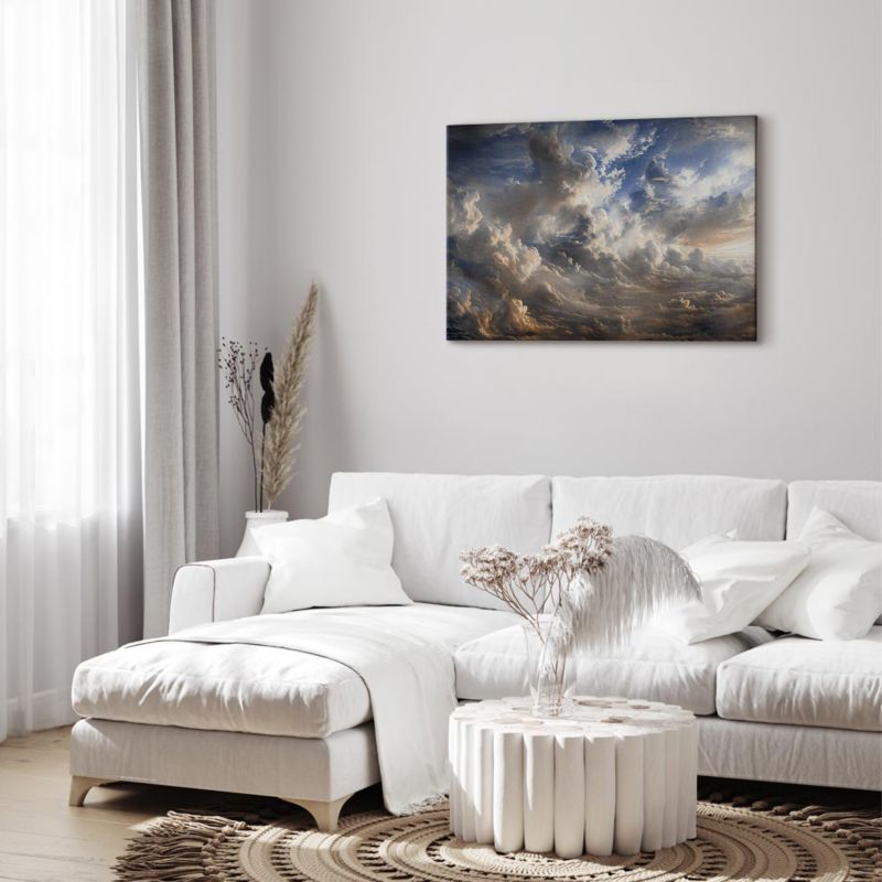 Artgeist billede Skyer 90 x 60 cm italiensk lærred 1 stk