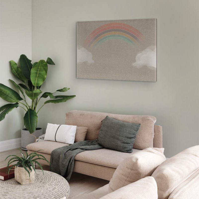 Artgeist farverig regnbue 120 x 80 cm italiensk lærred 1 stk