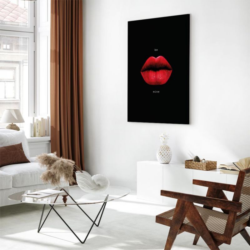 Artgeist billede Røde læber 20 x 30 cm italiensk lærred 1 stk