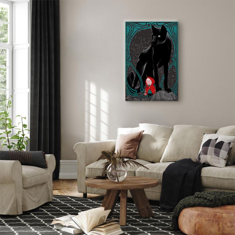 Artgeist billede Rødhætte 60 x 90 cm non-woven lærred 1 stk