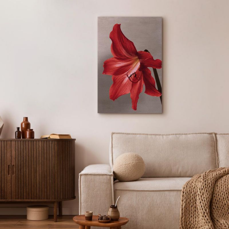 Artgeist billede Rød blomst 20 x 30 cm italiensk lærred 1 stk