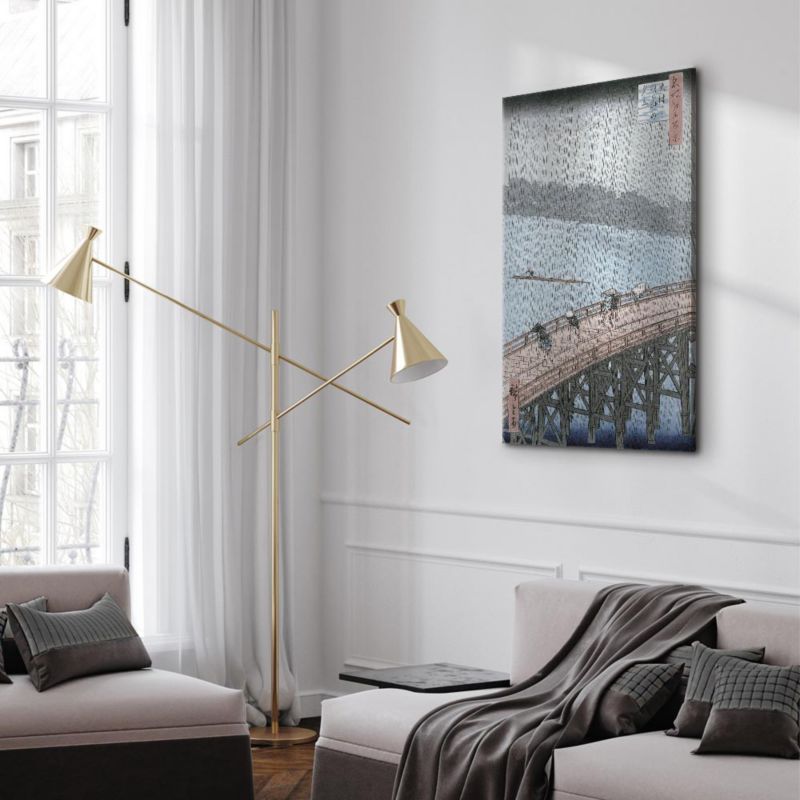 Artgeist regn billede 80 x 120 cm italiensk lærred 1 stk