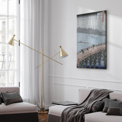 Artgeist regn billede 80 x 120 cm italiensk lærred 1 stk