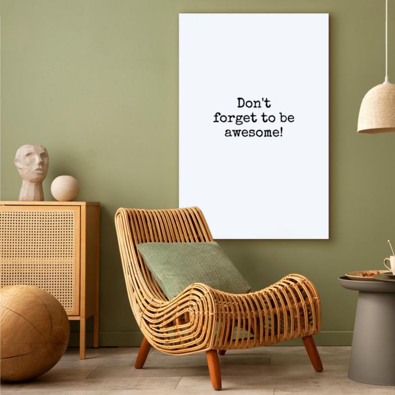 Artgeist Don't Forget lærredsbillede 40 x 60 cm non-woven 1 stk