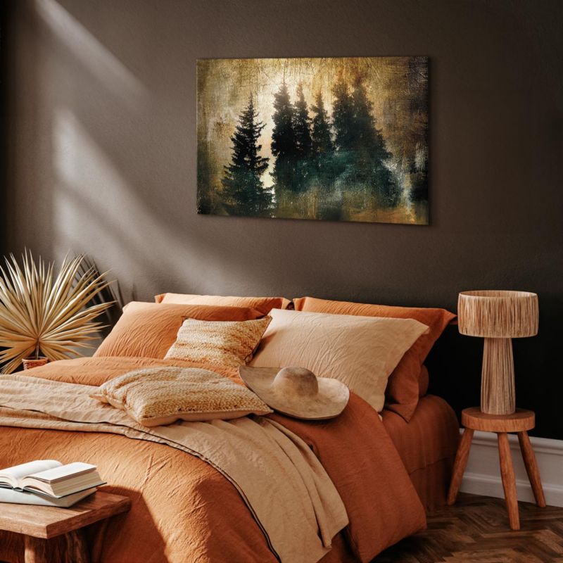 Artgeist billede Ædle grantræer 30 x 20 cm italiensk lærred 1 stk