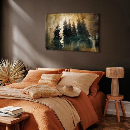 Artgeist billede Ædle grantræer 30 x 20 cm italiensk lærred 1 stk