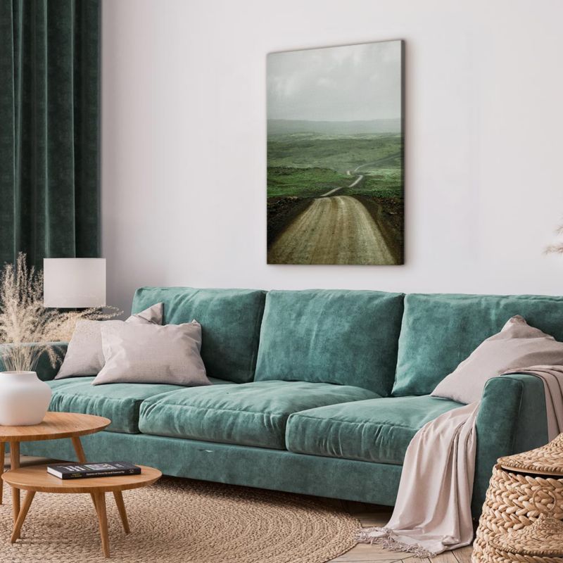 Artgeist billede "Vej gennem sletterne" 20 x 30 cm non-woven lærred 1 stk
