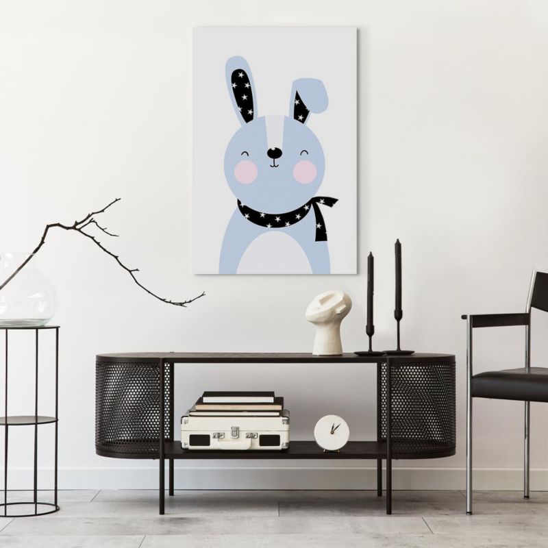 Artgeist billede Modig kanin 60 x 90 cm italiensk lærred 1 stk