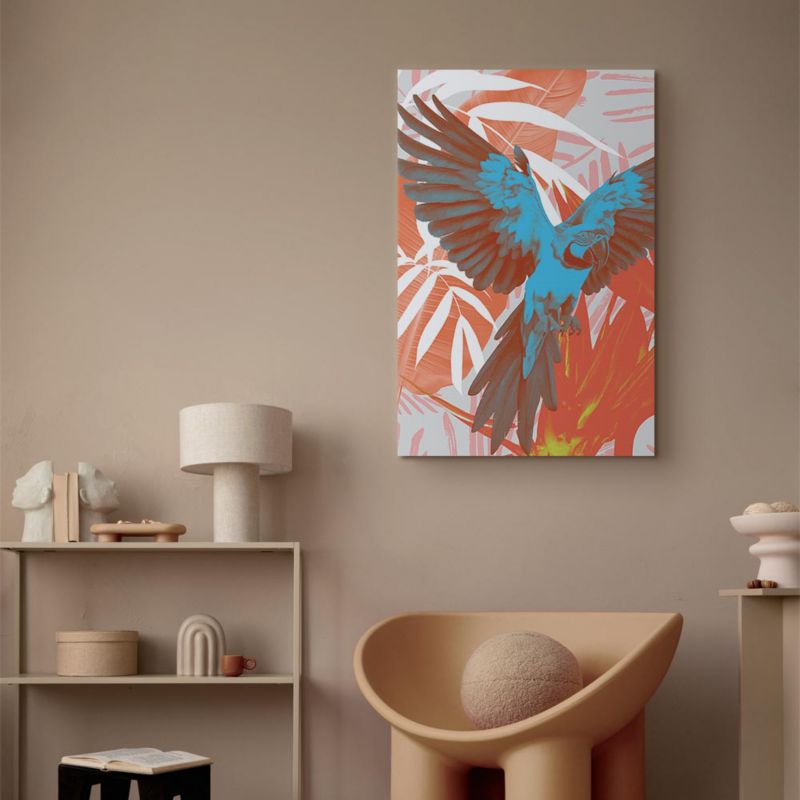 Artgeist billede Eksotisk papegøje 60 x 90 cm non-woven lærred 1 stk