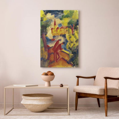 Artgeist ekspression 80 x 120 cm italiensk lærredsbillede, 1 stk