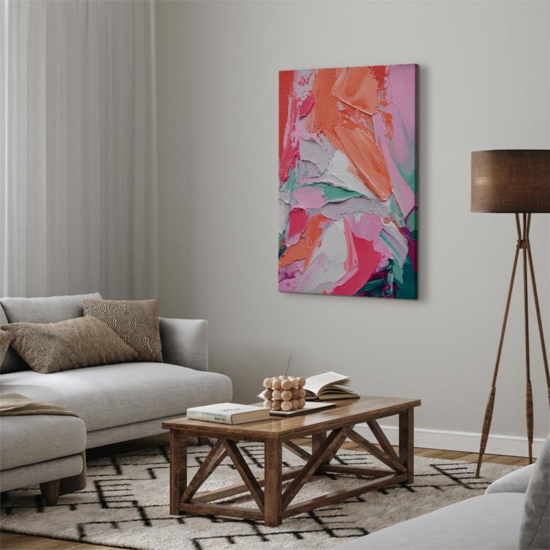 Artgeist billede Energetiske Farver 80 x 120 cm italiensk lærred 1 stk