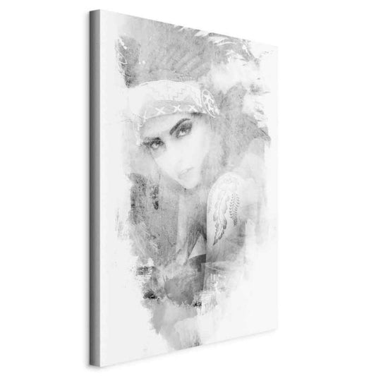 Artgeist etnisk blik maleri 20 x 30 cm italiensk lærred 1 stk