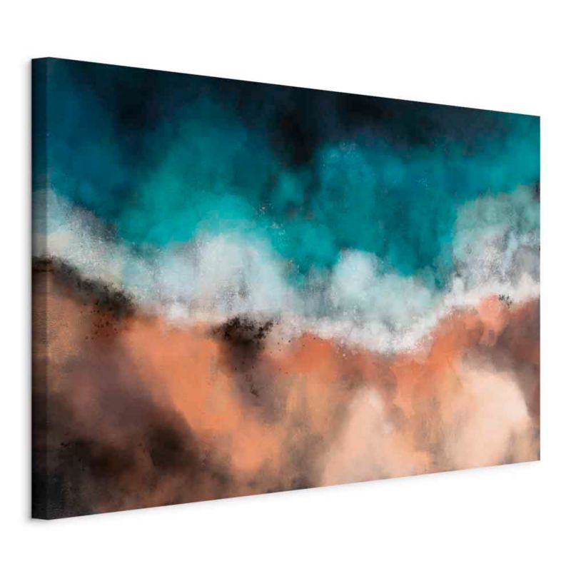 Artgeist billede Bølger på sandet 90 x 60 cm italiensk lærred 1 stk