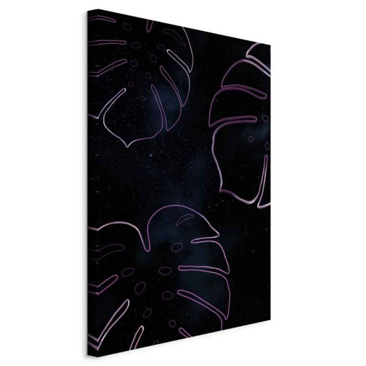 Artgeist galaktisk monstera billede 20 x 30 cm italiensk lærred 1 stk