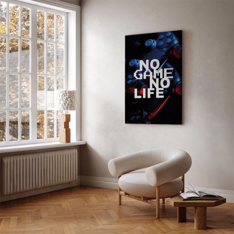 Artgeist Game is Life lærredsbillede 20 x 30 cm italiensk lærred 1 stk