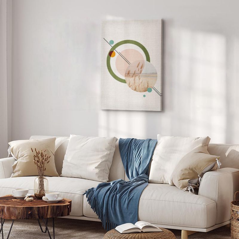 Artgeist billede geometrisk landskab 80 x 120 cm non-woven 1 stk