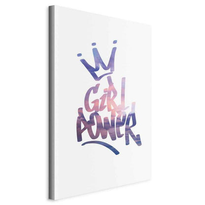 Artgeist Girl Power lærredsbillede 80 x 120 cm non-woven 1 stk