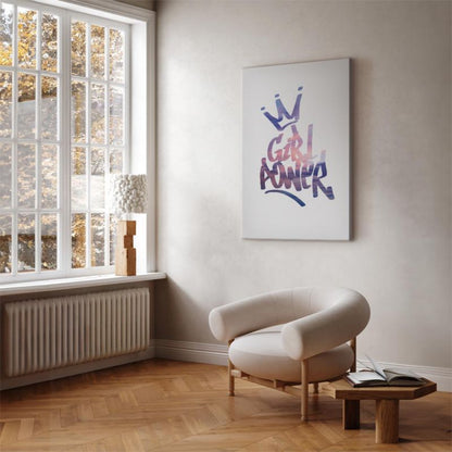 Artgeist Girl Power lærredsbillede 80 x 120 cm non-woven 1 stk