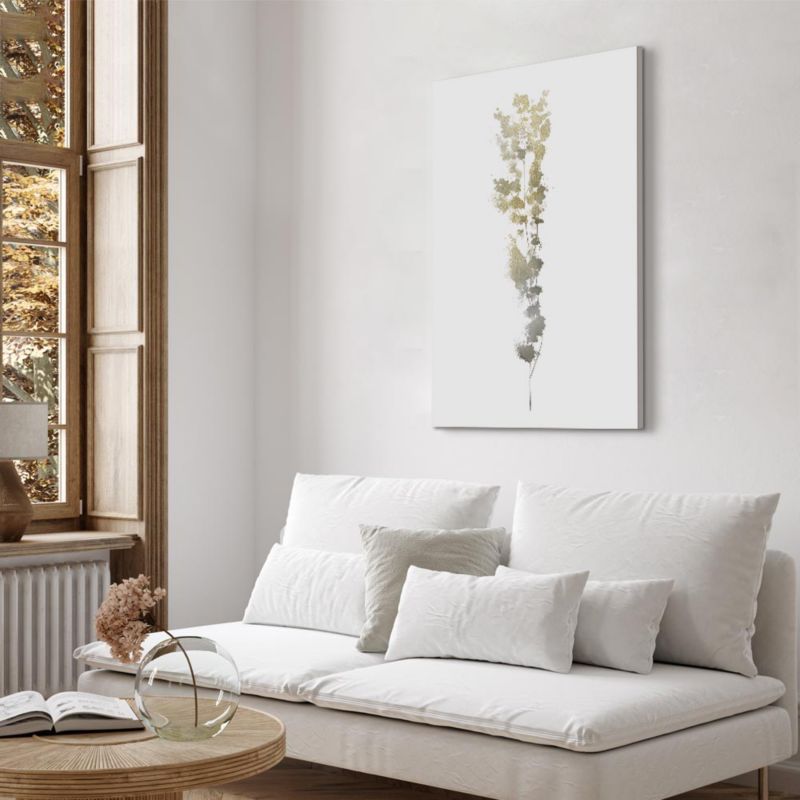 Artgeist Golden sprig lærredsbillede 80 x 120 cm italiensk lærred 1 stk