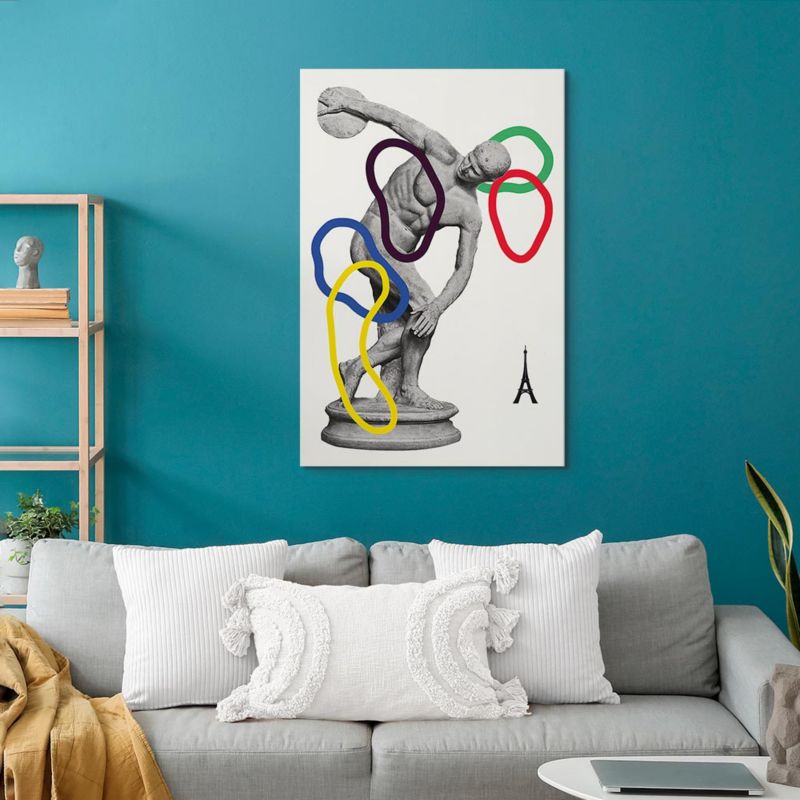 Artgeist grafik collage 80 x 120 cm italiensk lærred 1 stk
