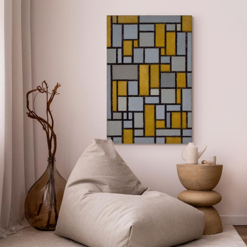 Artgeist Grid composition billede 40 x 60 cm italiensk lærred 1 stk