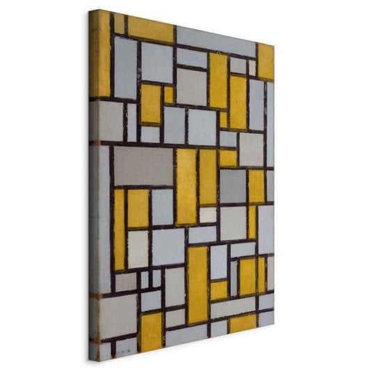 Artgeist Grid composition lærredsbillede 60 x 90 cm italiensk lærred 1 stk