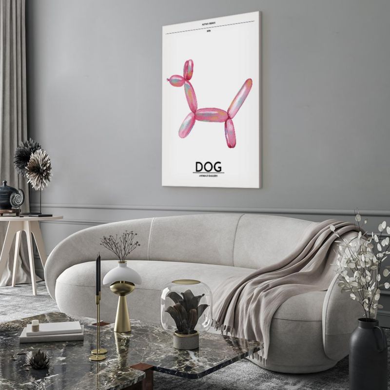 Artgeist Holo-Dog billede 40 x 60 cm italiensk lærred 1 stk