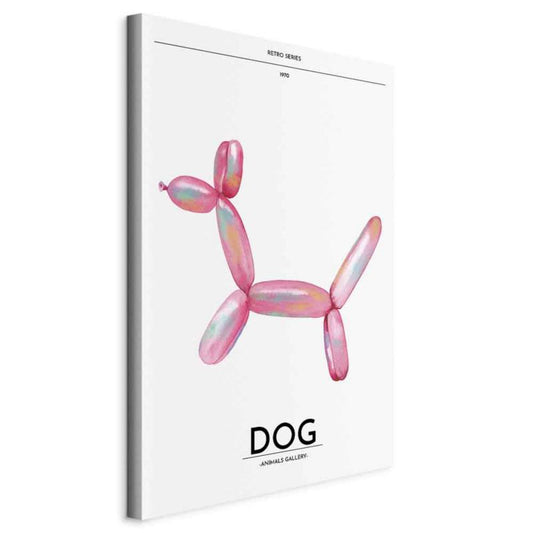 Artgeist Holo-Dog lærredsbillede 40 x 60 cm italiensk lærred 1 stk