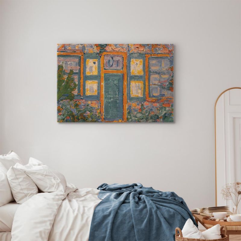 Artgeist House in Sunlight 120 x 80 cm italiensk lærredsbillede 1 stk