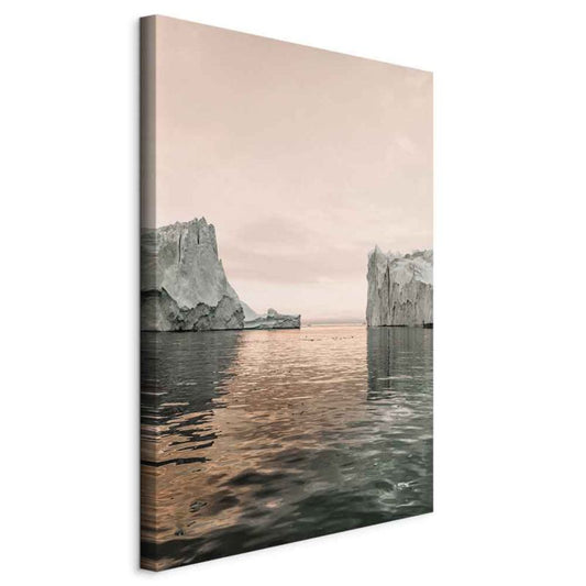 Artgeist Ice Statues lærredsbillede 40 x 60 cm non-woven 1 stk