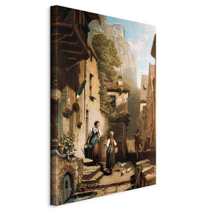 Artgeist Im Dachstübchen 40 x 60 cm italiensk lærredsbillede, 1 stk