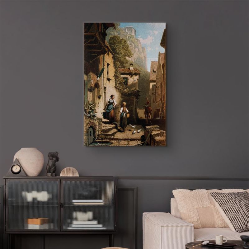 Artgeist Im Dachstübchen 40 x 60 cm italiensk lærredsbillede, 1 stk