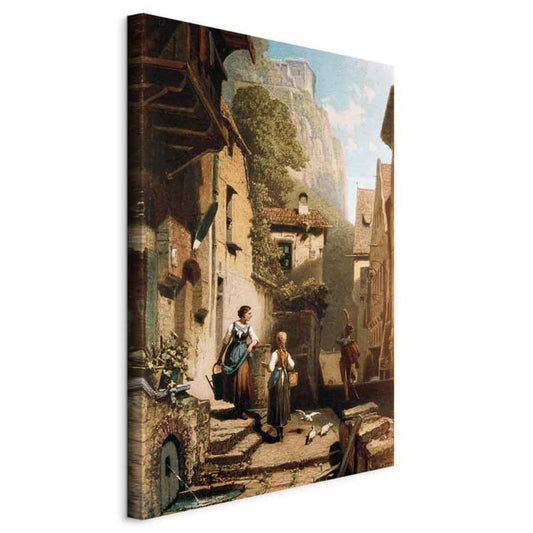 Artgeist Im Dachstübchen lærredsbillede 80 x 120 cm italiensk lærred 1 stk