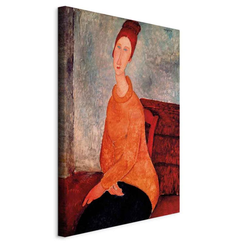 Artgeist Jeanne Hébuterne lærredsbillede 60 x 90 cm italiensk lærred 1 stk