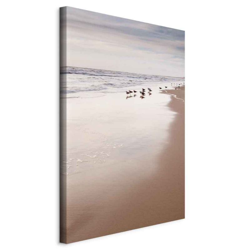 Artgeist efterårsstrand billede 80 x 120 cm italiensk lærred 1 stk