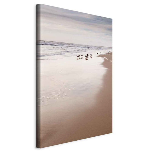 Artgeist efterårsstrand billede 80 x 120 cm italiensk lærred 1 stk