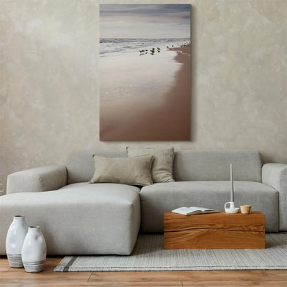 Artgeist efterårsstrand billede 80 x 120 cm italiensk lærred 1 stk