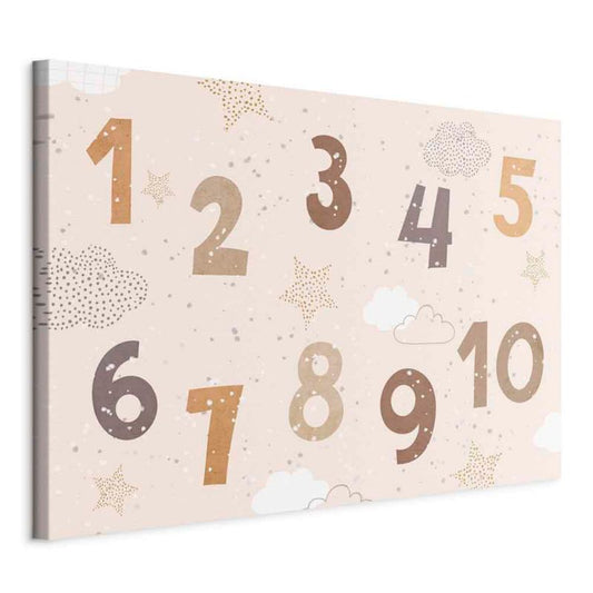 Artgeist Jumping numbers billede 30 x 20 cm italiensk lærred 1 stk