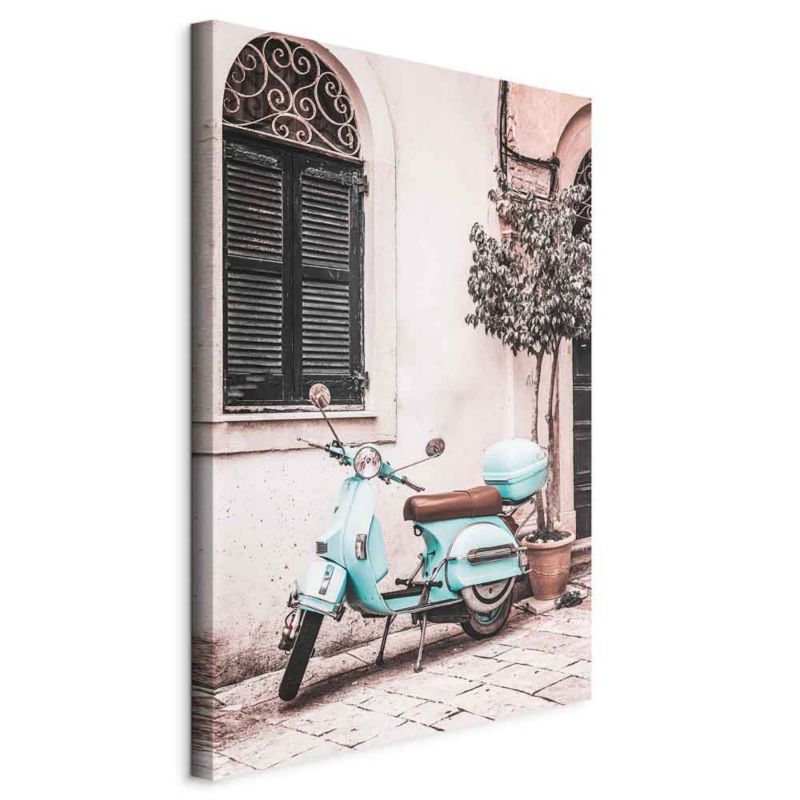 Artgeist ikonisk Vespa maleri 20 x 30 cm italiensk lærred, 1 stk