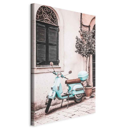 Artgeist ikonisk Vespa maleri 20 x 30 cm italiensk lærred, 1 stk