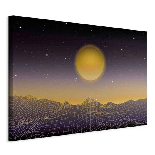 Artgeist futuristisk landskab 60 x 40 cm italiensk lærred 1 stk