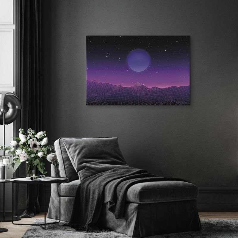 Artgeist futuristisk landskab 60 x 40 cm italiensk lærred 1 stk