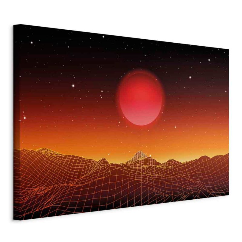 Artgeist futuristisk landskab 60 x 40 cm italiensk lærred 1 stk